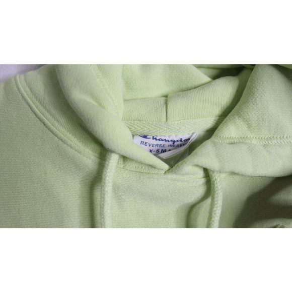 🐢🐢Champion Neon Green Pullover Hoodie - XS🐢🐢 - Picture 4 of 5